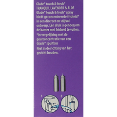 Glade Touch & fresh navul duo lavendel / aloe 2.00 Stuks