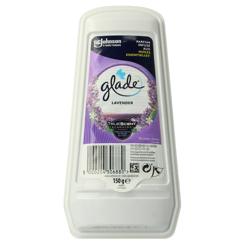 Glade Luchtverfrisser gel tranquil lavender & aloe 150 Gram