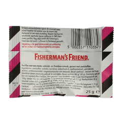 Fisherman's Friend Framboos suikervrij 25.00 Gram