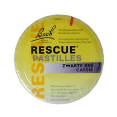 Bach Rescue Rescue pastilles zwarte bes 50.00 Gram