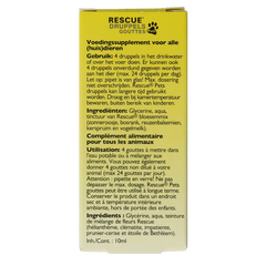 Bach Rescue Rescue pets druppels 10 Milliliter