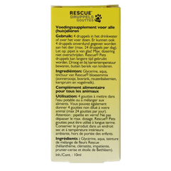 Bach Rescue Rescue pets druppels 10 Milliliter