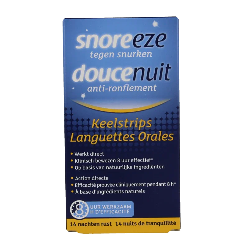 Snoreeze Anti snurk keelstrips 14 Stuks