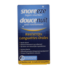 Snoreeze Anti snurk keelstrips 14 Stuks