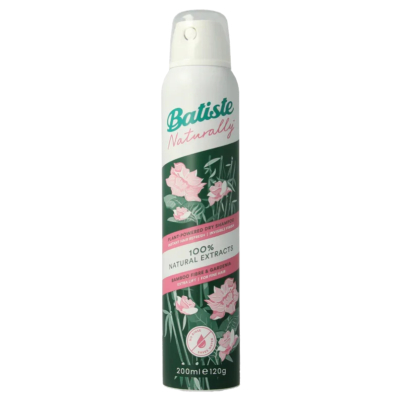 Batiste Droogshampoo bamboo fibre & gardenia fijn haar 200 Milliliter