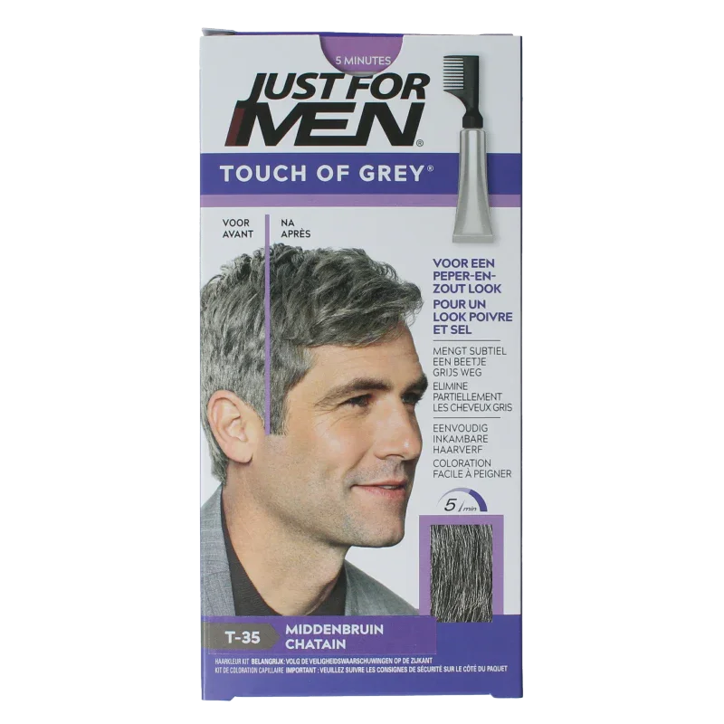 Just For Men Touch of grey T-35 middenbruin 40 Gram