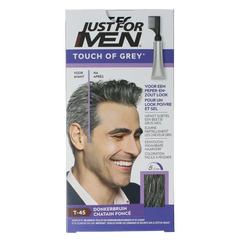 Just For Men Touch of grey T-45 donkerbruin 40 Gram
