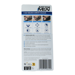 Just For Men Baard / wenkbrauw midden bruin 9 Milliliter