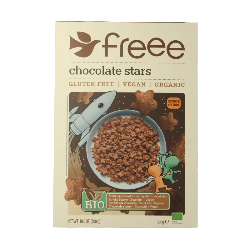 Doves Farm Glutenfree chocolate stars bio 300 Gram