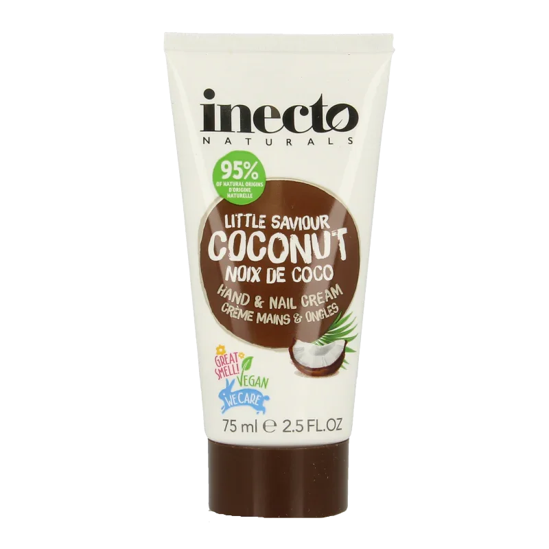Inecto Naturals Coconut hand & nagelcreme 75.00 Milliliter