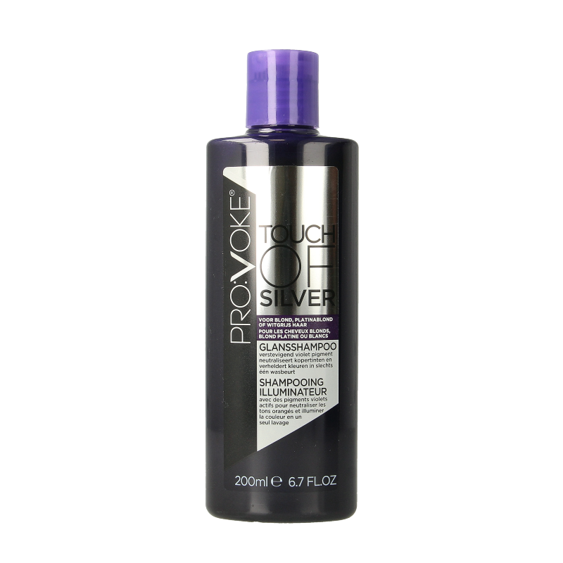 Provoke Shampoo touch of silver brightening 200 Milliliter