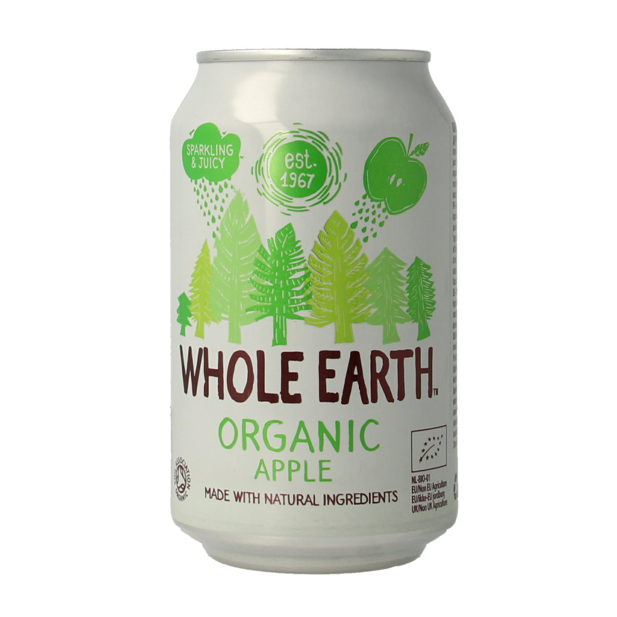 Whole Earth Sparkling apple bio 330.00 Milliliter