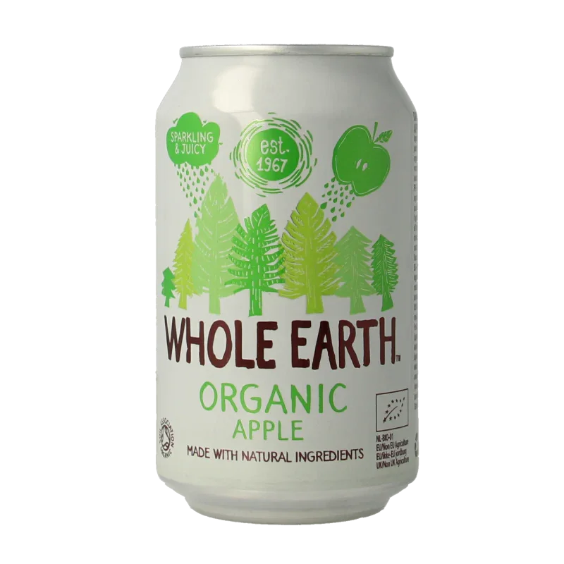 Whole Earth Sparkling apple bio 330 Milliliter