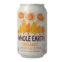 Whole Earth Sparkling orange & lemon bio 330 Milliliter