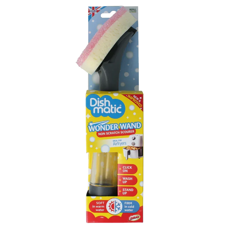 Dishmatic Wonder wand schoonmaakpons vulbaar 1 Stuks