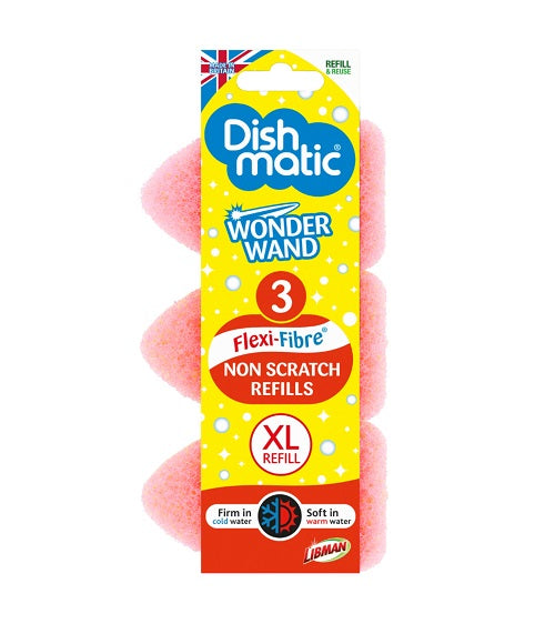 Dishmatic Wonder wand navulsponzen krasvrij 3-pack 1 Stuks