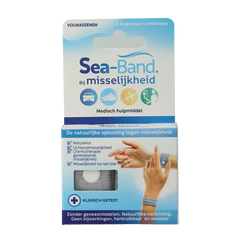 Sea Band Polsband volwassenen grijs 1.00 Paar