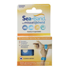 Sea Band Polsband kinderen blauw 1 Paar