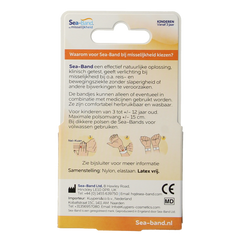 Sea Band Polsband kinderen blauw 1 Paar