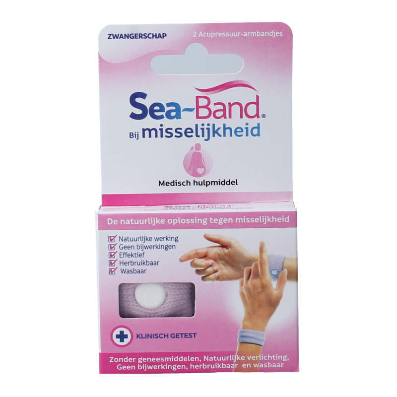 Sea Band Polsband mama lila 1 Paar