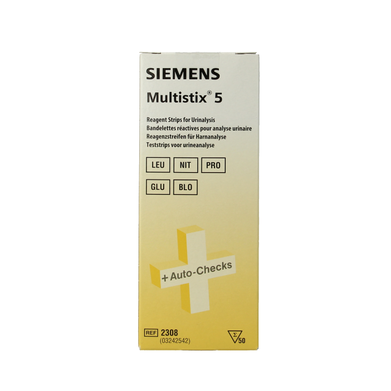 Siemens Multistix 5 teststrips 2308 50 Stuks