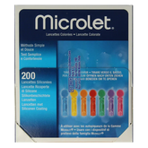 Bayer Microlet lancet gekleurd P6571 1 Stuks