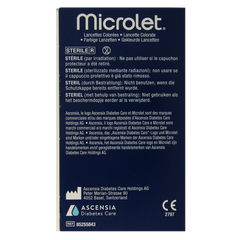Bayer Microlet lancet gekleurd P6571 1 Stuks