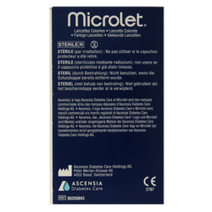 Bayer Microlet lancet gekleurd P6571 1.00 Stuks