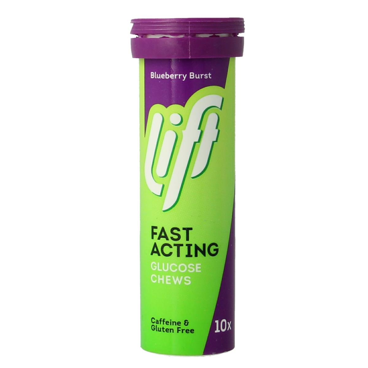 Lift LIFT GlucoTabs blueberry/bosbes buisje 10.00 Tabletten