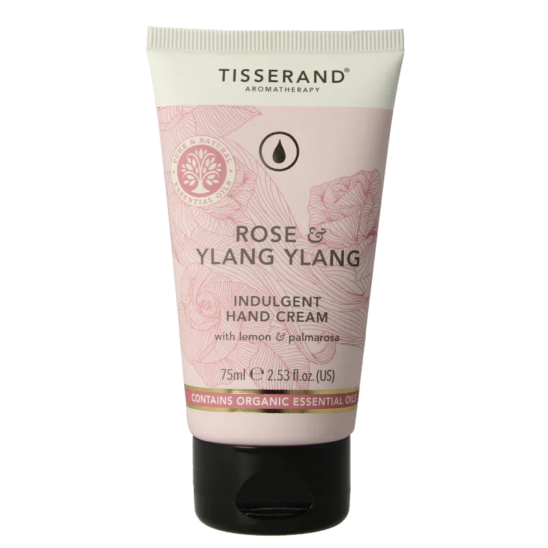Tisserand Handcreme roos & ylang ylang 75 Milliliter