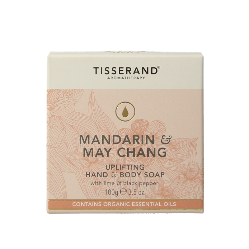 Tisserand Zeep mandarijn & may chang 100 Gram