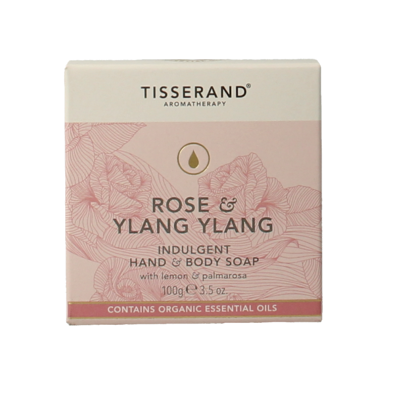 Tisserand Zeep roos & ylang ylang 100 Gram