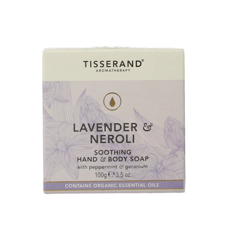 Tisserand Zeep lavendel & neroli 100 Gram
