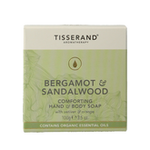 Tisserand Zeep bergamot & sandelhout 100 Gram