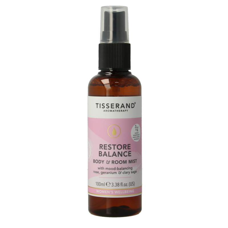 Tisserand Restore balance body en room mist 100 Milliliter