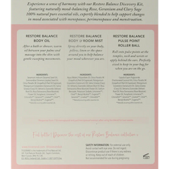 Tisserand Restore balance discovery kit 1 Set