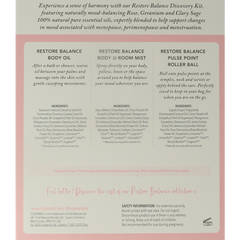 Tisserand Restore balance discovery kit 1 Set