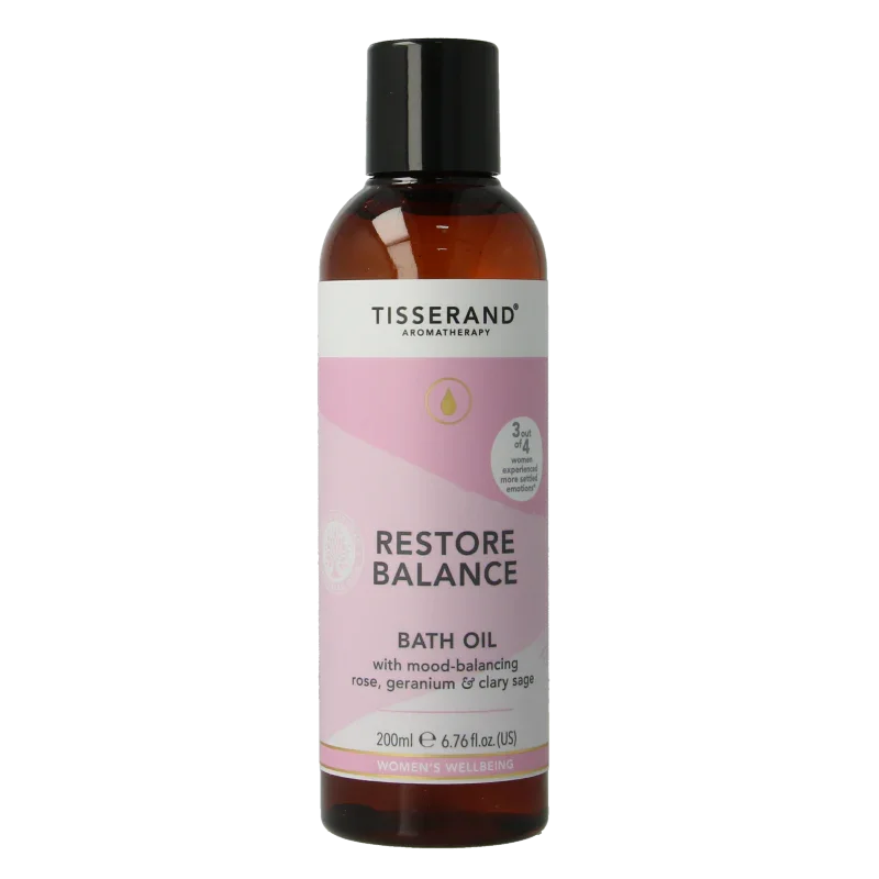 Tisserand Bath oil restore balance 200 Milliliter