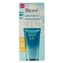 Biore Aqua moisturiser rich weightless SPF30 UV 50 Milliliter