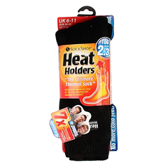 Heat Holders Mens original socks maat 6-11 black 1.00 Paar