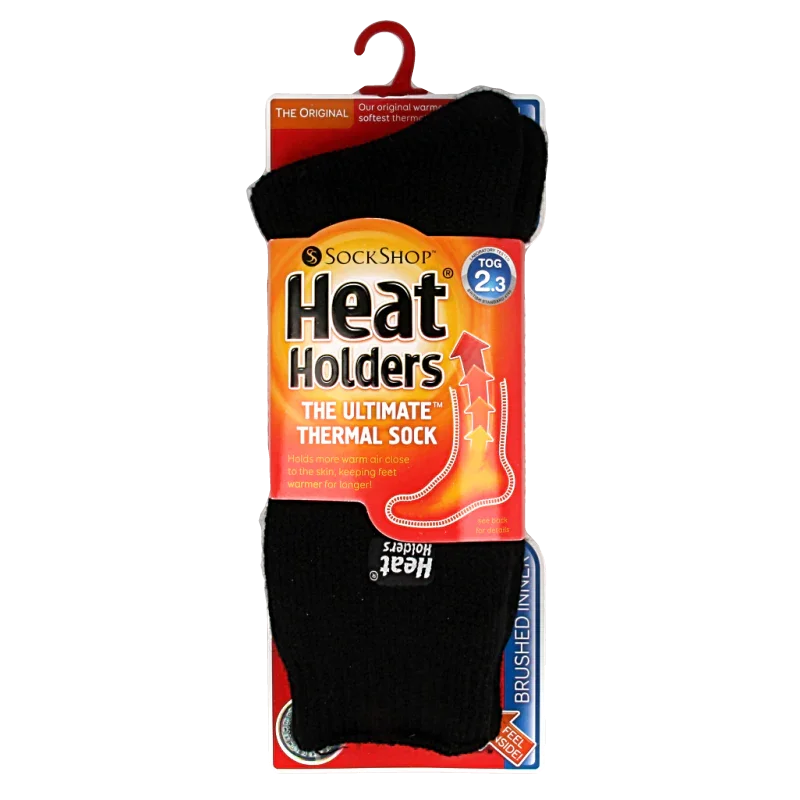 Heat Holders Ladies original socks maat 4-8 black 1 Paar
