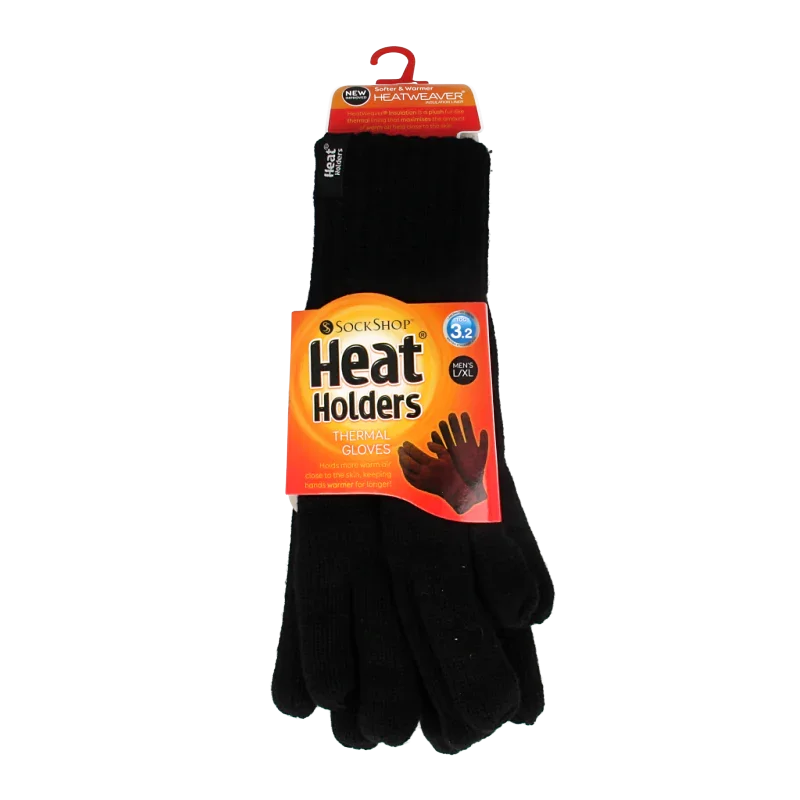 Heat Holders Mens gloves maat L/XL black 1 Paar