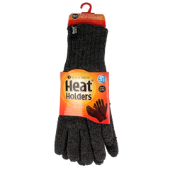 Heat Holders Flat knit gloves S/M charcoal 1 Paar