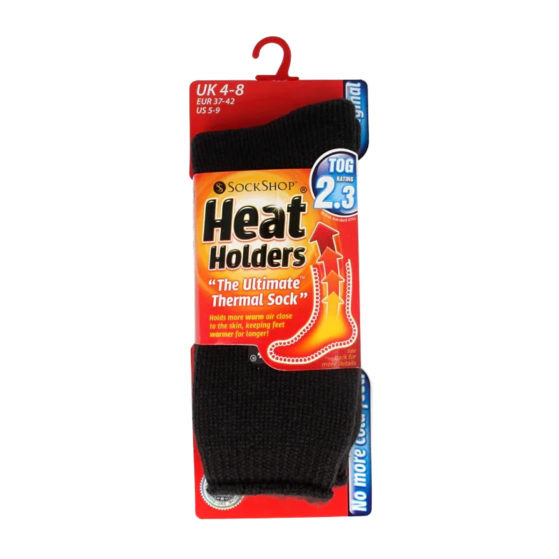 Heat Holders Ladies original socks maat 4-8 charcoal 1 Paar