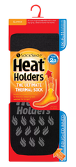 Heat Holders Mens socks anti slip 6-11 black/grey 1.00 Paar