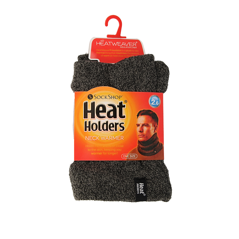 Heat Holders Mens neck warmer one size charcoal 1 Stuks