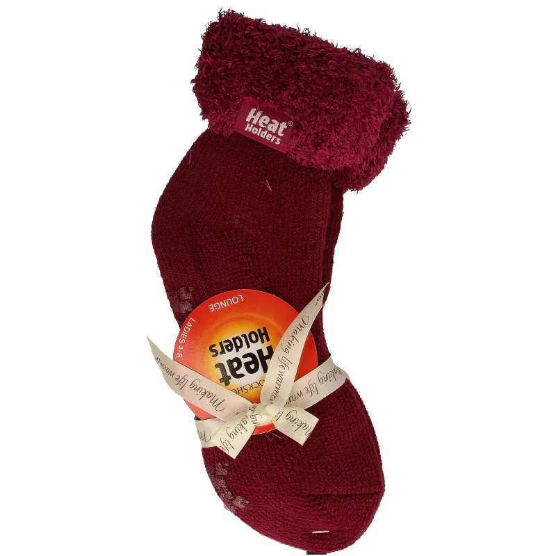 Heat Holders Ladies lounge socks maat 4-8 (37-42) plum 1 Paar