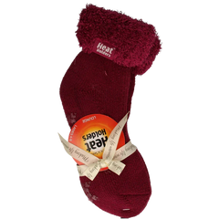 Heat Holders Ladies lounge socks maat 4-8 (37-42) plum 1.00 Paar