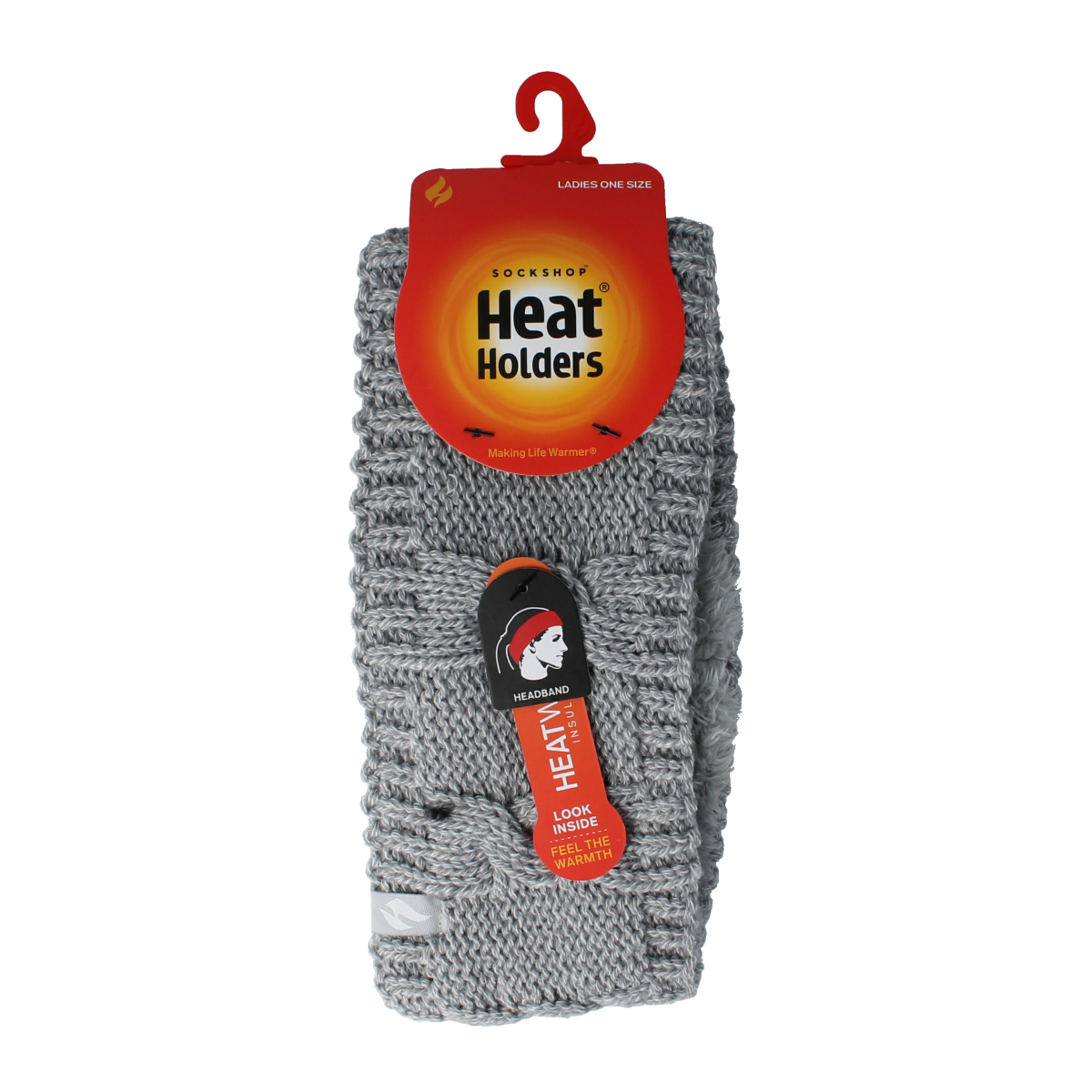 Heat Holders Ladies headband light grey 1.00 Stuks