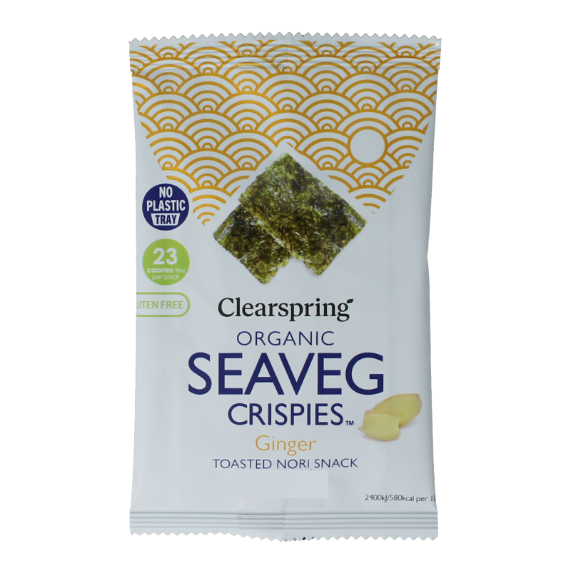 Clearspring Seaveg - Crispies ginger bio 4 Gram